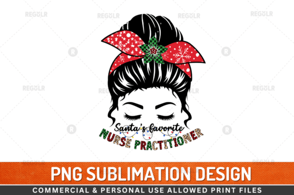 A Designer's Look at Santa's Favorite Nurse Practitioner PNG