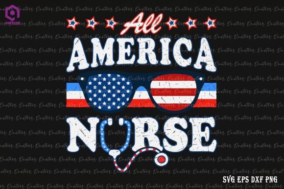 A Designer's Review of the All American Nurse 4th of July Patriotic Design