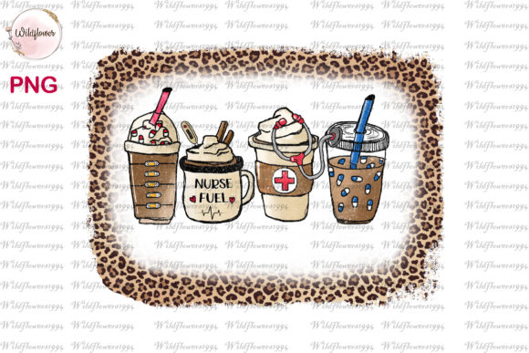 A Designer's Take on the Nurse Coffee Leopard Design