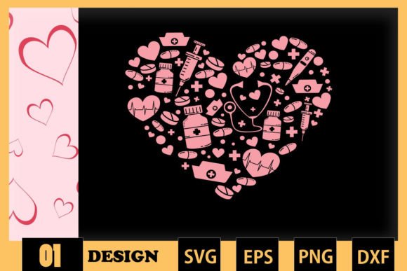 A Nurse Heart Doodle Valentine Embroidery Review