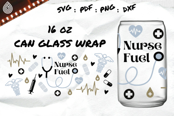 Designing the Nurse Fuel Glass Wrap for Embroidery Success