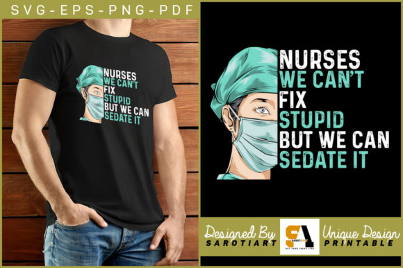 Evaluating the Funny Nurse Silhouette Design for Embroidery