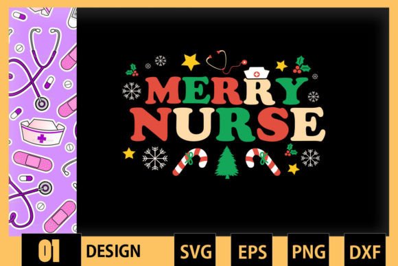 Merry Nurse Retro Christmas: A Cozy Holiday Design Review