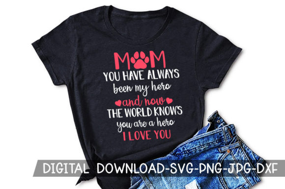 Mom My Hero Nurse: A Design Review for Embroidery
