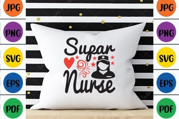 Sugar Nurse: A Sweet and Strong Embroidery Design