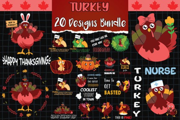 Turkey Bundle SVG Designs Reviewed for Embroidery Projects